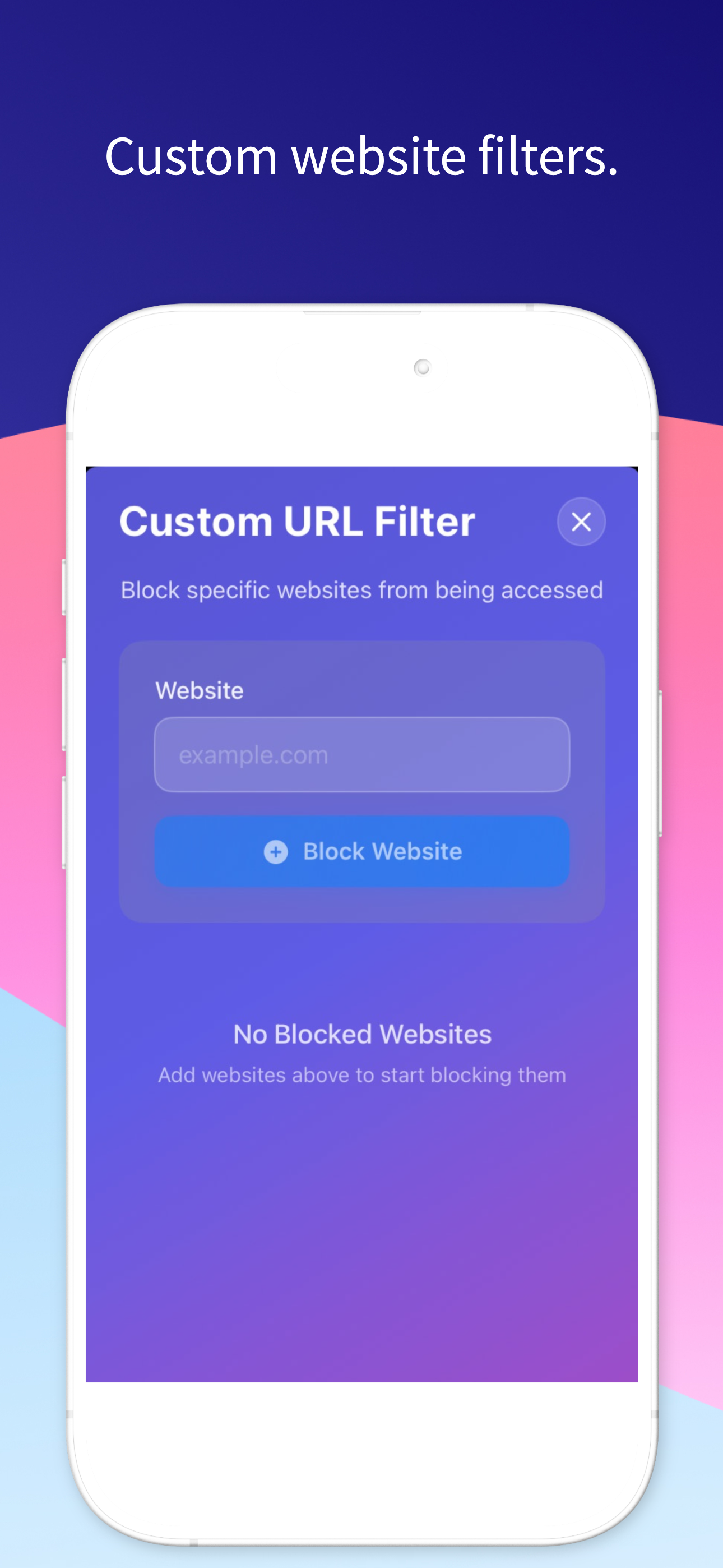 Custom Filtering Options